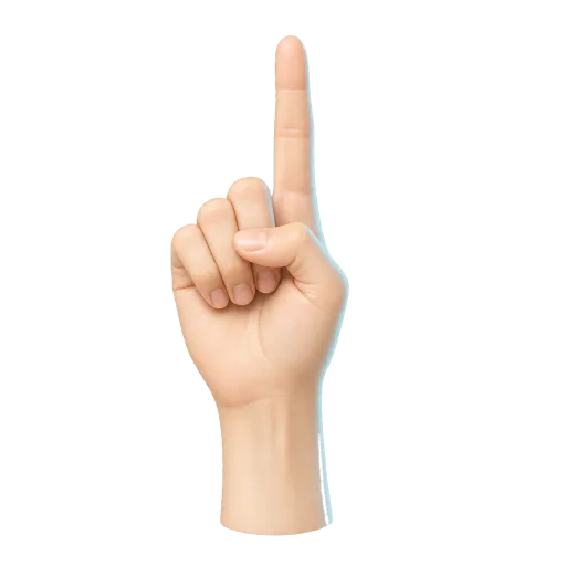 Left hand I gesture