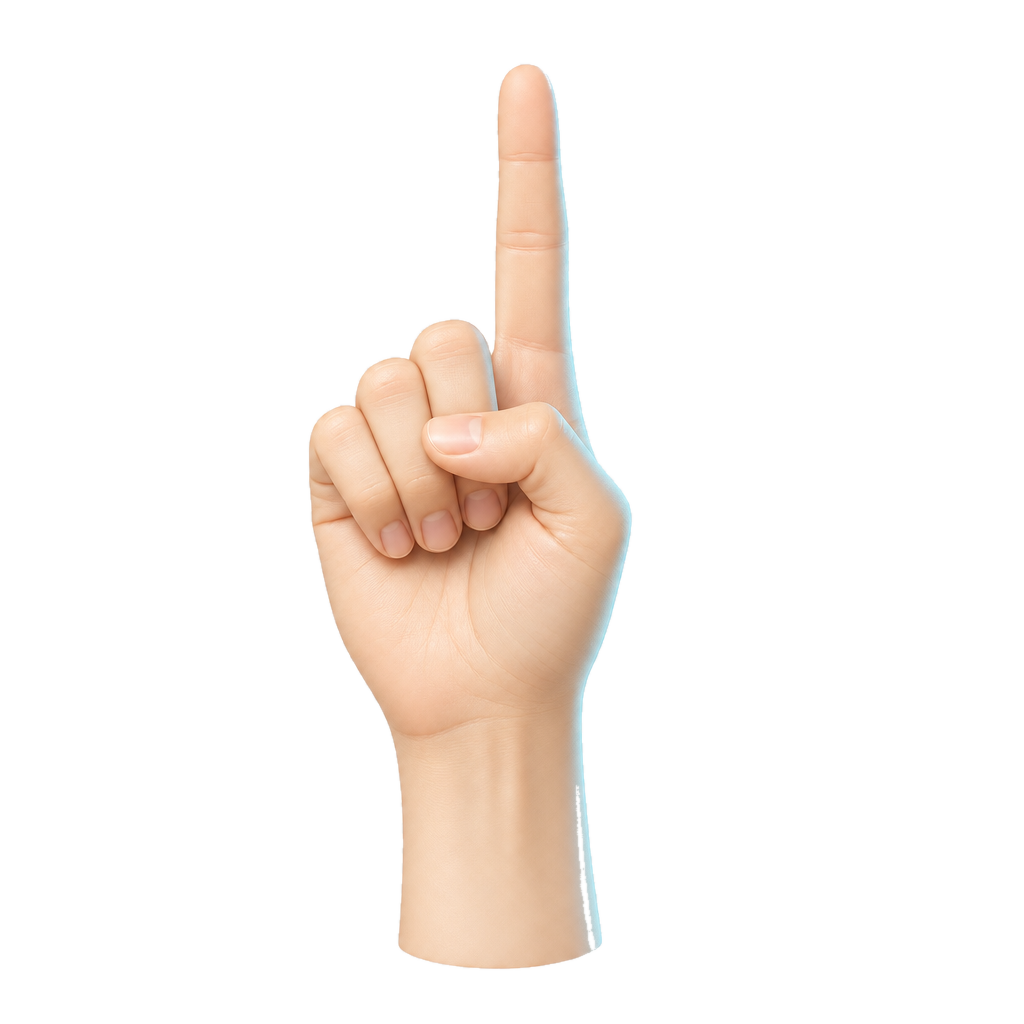 Left hand I gesture